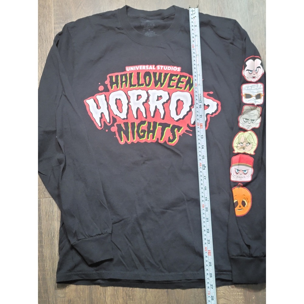 UniversalStudios HalloweenHorror Nights Long Sleeve TShirt Black StudioScreamers